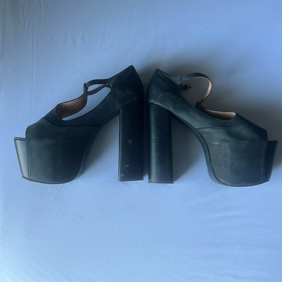 Jeffrey Campbell Thick Heeled Platform - Picture 1 of 3